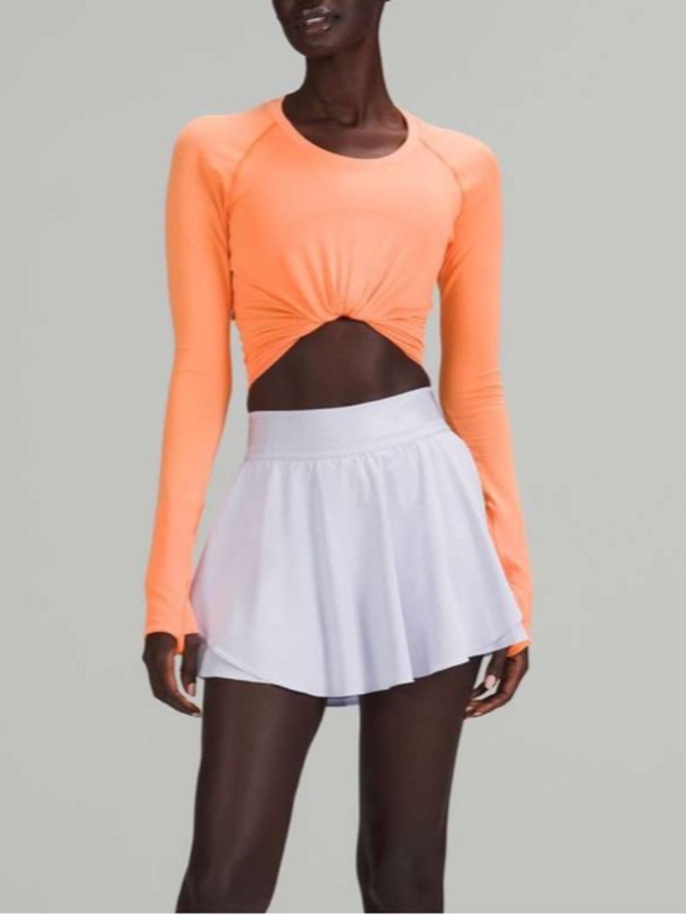 Lululemon Court Rival High Rise Skirt Athletic Skort Pastel Blue Size 14